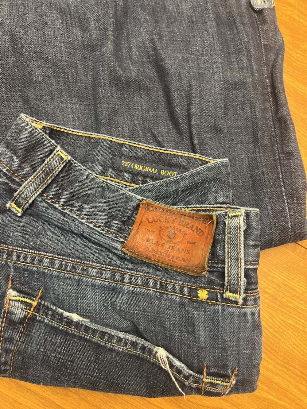 Lucky Brand 227 Original Boot Dark Wash Denim Jeans Size 31x30